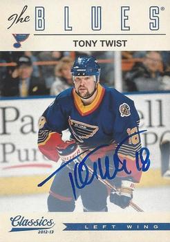 2013-14 Panini Contenders - 2012-13 Panini Classic Signatures Update: Autographs #63 Tony Twist Front