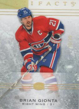 2014-15 Upper Deck Artifacts - Gold Spectrum #93 Brian Gionta Front