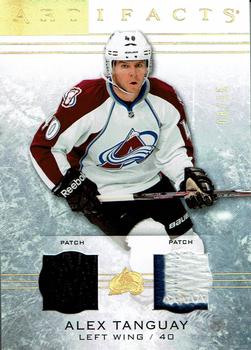 2014-15 Upper Deck Artifacts - Patch / Patch Gold Spectrum #86 Alex Tanguay Front