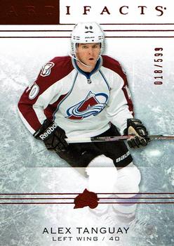 2014-15 Upper Deck Artifacts - Ruby #86 Alex Tanguay Front