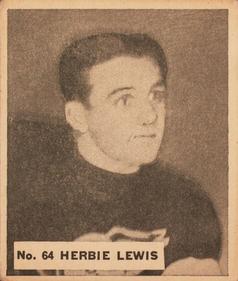 1937-38 World Wide Gum (V356) #64 Herbie Lewis Front