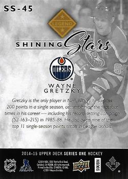 2014-15 Upper Deck - Shining Stars #SS-45 Wayne Gretzky Back