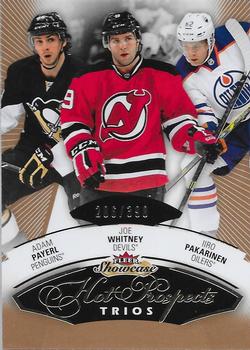 2014-15 Fleer Showcase #109 Adam Payerl / Joe Whitney / Iiro Pakarinen Front