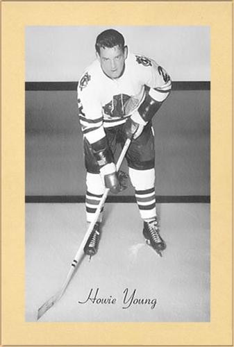 1944-64 Bee Hive Hockey Photos (Group 2) #NNO Howie Young Front