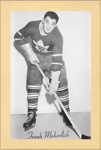 1944-64 Bee Hive Hockey Photos (Group 2) #NNO Frank Mahovlich Front