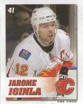 2008-09 NHL Power Players Sticker Collection Toys 'R Us #41 Jarome Iginla Front