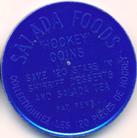 1961-62 Salada Coins #54 Billy Harris Back