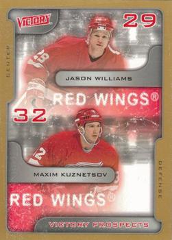 2001-02 Upper Deck Victory - Gold #369 Jason Williams / Maxim Kuznetsov Front