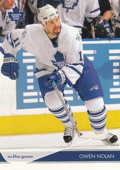 2003-04 In The Game Toronto Star #86 Owen Nolan Front