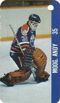 1983-84 Souhaits Renaissance NHL Collection Key Tags #NNO Dave Semenko / Andy Moog Back