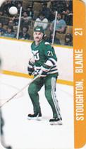 1983-84 Souhaits Renaissance NHL Collection Key Tags #NNO Blaine Stoughton / Doug Sulliman Front