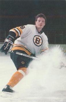 1984-85 Boston Bruins Postcards #17 Tom Fergus Front