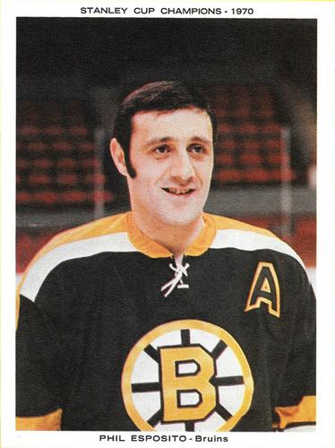 1970-71 Boston Bruins Stanley Cup Champions #NNO Phil Esposito Front