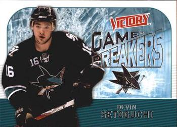 2009-10 Upper Deck Victory - Game Breakers #GB19 Devin Setoguchi Front