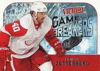 2009-10 Upper Deck Victory - Game Breakers #GB48 Henrik Zetterberg Front