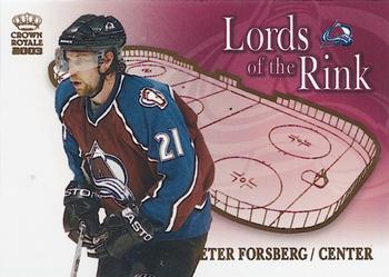 2002-03 Pacific Crown Royale - Lords of the Rink #6 Peter Forsberg Front