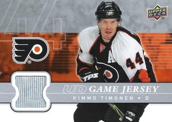 2008-09 Upper Deck - UD Game Jerseys #GJ-TI Kimmo Timonen  Front