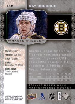 2014-15 Upper Deck Masterpieces #132 Ray Bourque Back