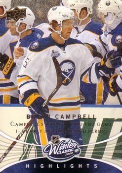 2008-09 Upper Deck - Winter Classic #WC8 Brian Campbell Front