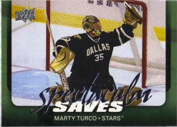 2008-09 Upper Deck - Spectacular Saves #SAVE6 Marty Turco Front