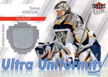 2007-08 Ultra - Ultra Uniformity #U-TV Tomas Vokoun Front