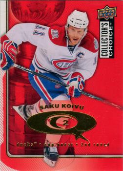 2009-10 Collector's Choice - CupQuest #CQ60 Saku Koivu Front