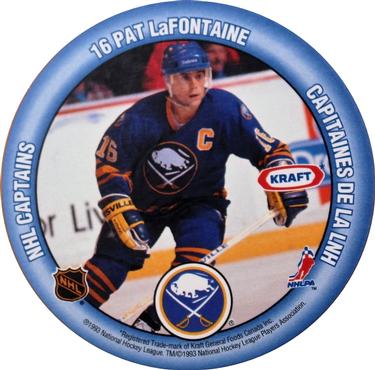 1993-94 Kraft - Kraft Peanut Butter Discs #NNO Pat Verbeek / Pat Lafontaine Back