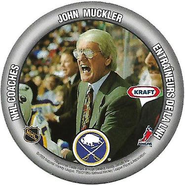 1993-94 Kraft - Kraft Peanut Butter Discs #NNO John Muckler Front