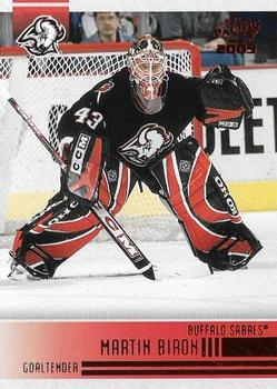 2004-05 Pacific - Red #29 Martin Biron Front