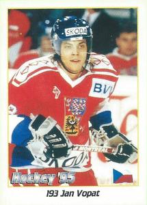 1995 Panini World Hockey Championship Stickers (Finnish/Swedish) #193 Jan Vopat Front