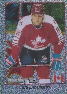 1995 Panini World Hockey Championship Stickers (Finnish/Swedish) #278 Eric Lindros Front
