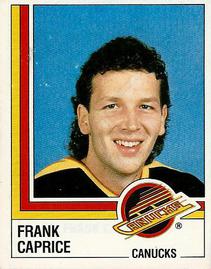 1987-88 Panini Stickers #339 Frank Caprice Front