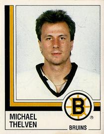 1987-88 Panini Stickers #9 Michael Thelven Front
