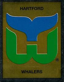 1988-89 Panini Stickers #233 Hartford Whalers Team Logo Front