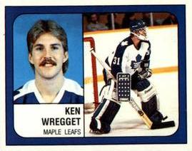 1988-89 Panini Stickers #117 Ken Wregget Front