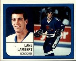 1988-89 Panini Stickers #356 Lane Lambert Front