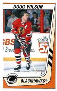 1989-90 Panini Stickers #45 Doug Wilson Front