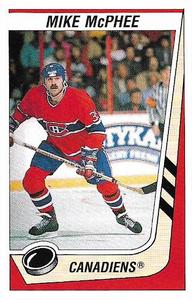 1989-90 Panini Stickers #243 Mike McPhee Front