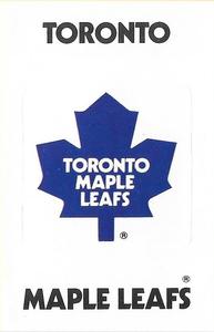 1989-90 Panini Stickers #356 Toronto Maple Leafs Logo Front