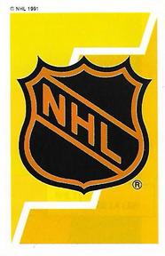 1991-92 Panini Stickers #1 NHL Logo Front