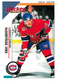 1993-94 Panini Stickers #21 Eric Desjardins Front