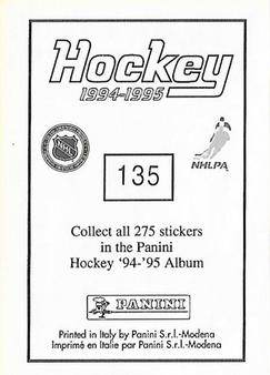 1994-95 Panini Stickers #135 Ed Belfour Back