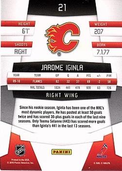 2010-11 Panini Certified #21 Jarome Iginla  Back