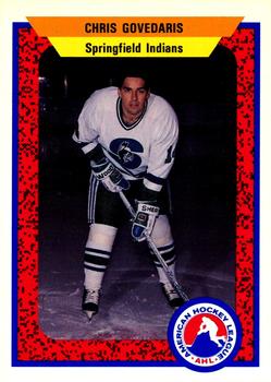 1991-92 ProCards AHL/IHL/CoHL #102 Chris Govedaris Front
