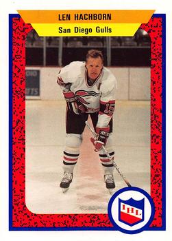 1991-92 ProCards AHL/IHL/CoHL #318 Len Hachborn Front