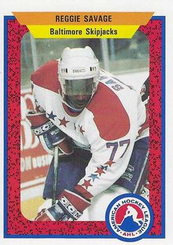 1991-92 ProCards AHL/IHL/CoHL #570 Reggie Savage Front