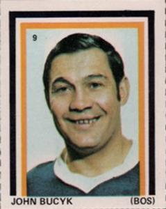 1971-72 Eddie Sargent NHL Players Stickers #9 John Bucyk Front