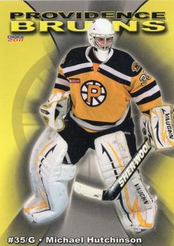 2010-11 Choice Providence Bruins (AHL) #10 Michael Hutchinson Front