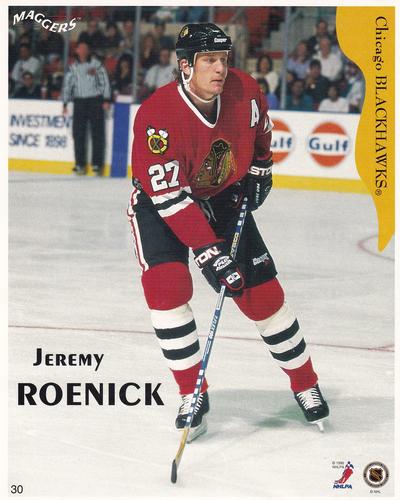 1996-97 Maggers - Test Proof #30 Jeremy Roenick Front