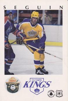 1984-85 Los Angeles Kings Smokey #21 Steve Seguin Front